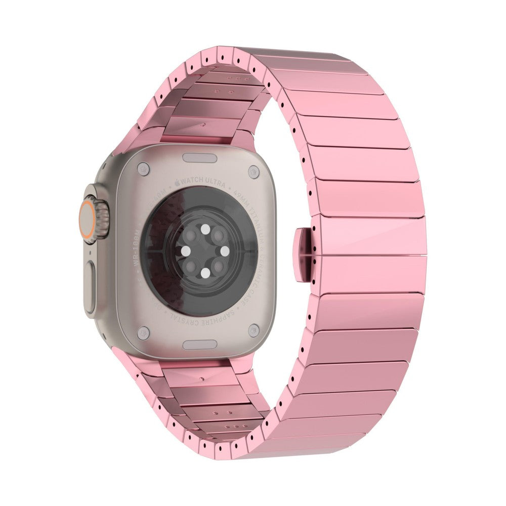 Williane Skiva Beaded with Stainless Steel Apple Watch Strap