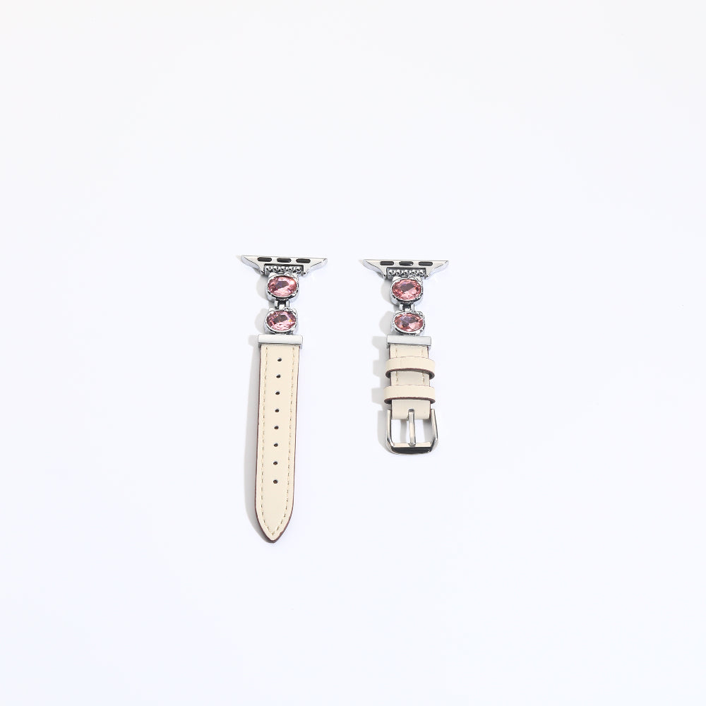 Williane Skiva Double-loop Diamond Belt Apple Watch Strap