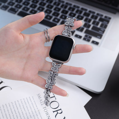 Williane Skiva Butterfly Diamond Apple Watch Strap