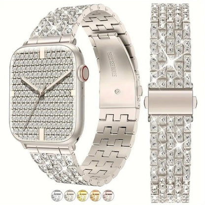 Williane Skiva  Bling Crystal Diamonds  Apple Watch Strap