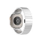 Williane Skiva Beaded with Stainless Steel Apple Watch Strap