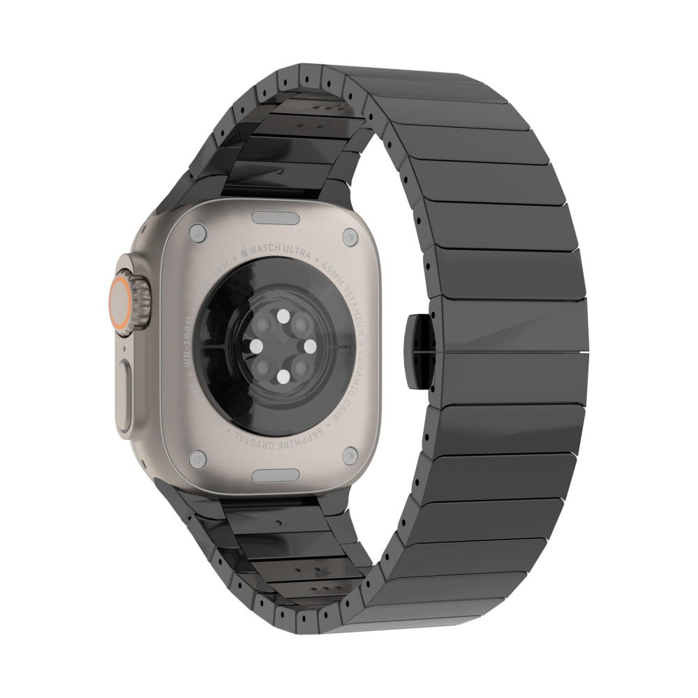 Williane Skiva Beaded with Stainless Steel Apple Watch Strap