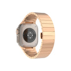 Williane Skiva Beaded with Stainless Steel Apple Watch Strap