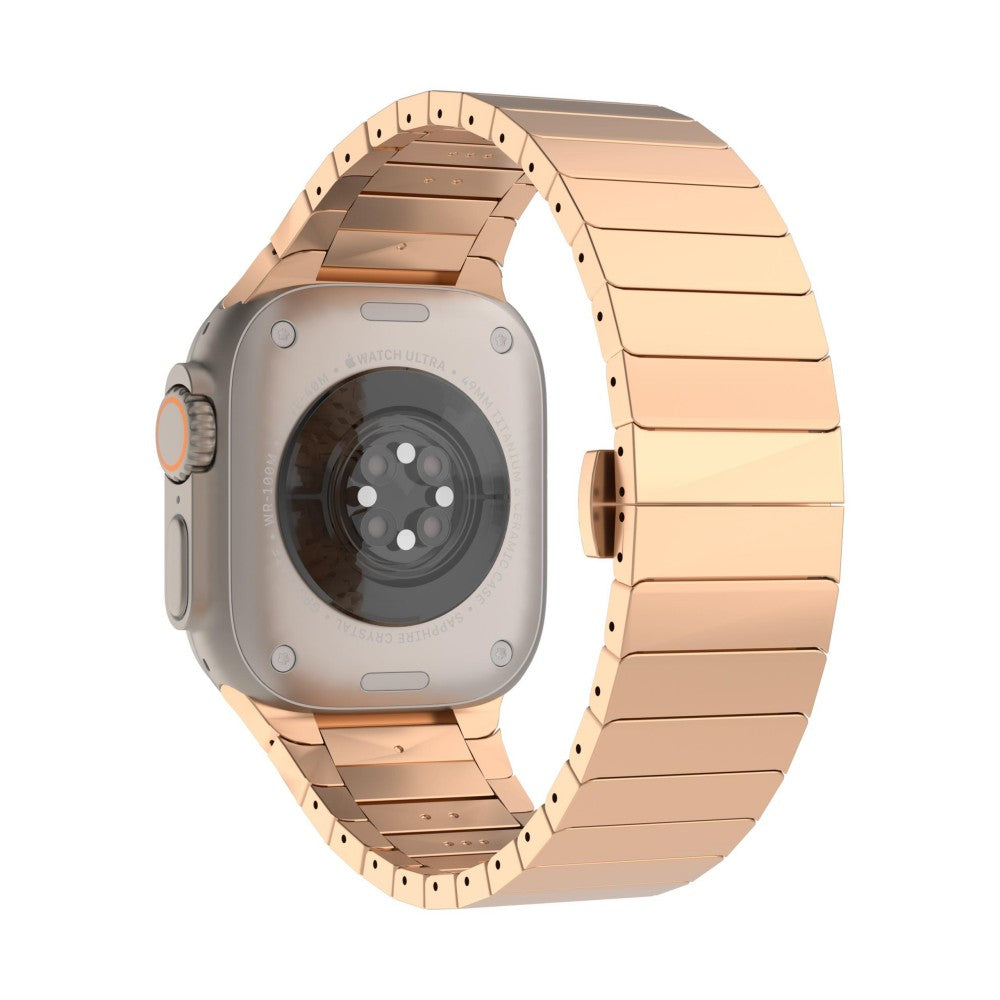 Williane Skiva Beaded with Stainless Steel Apple Watch Strap