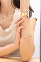 Williane Skiva Alloy Four-Leaf Clover Apple Watch Strap