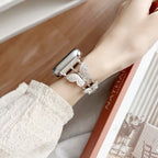 Williane Skiva Diamond Butterfly Apple Watch Strap