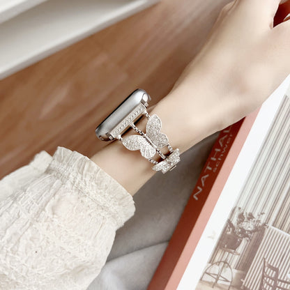 Williane Skiva Diamond Butterfly Apple Watch Strap