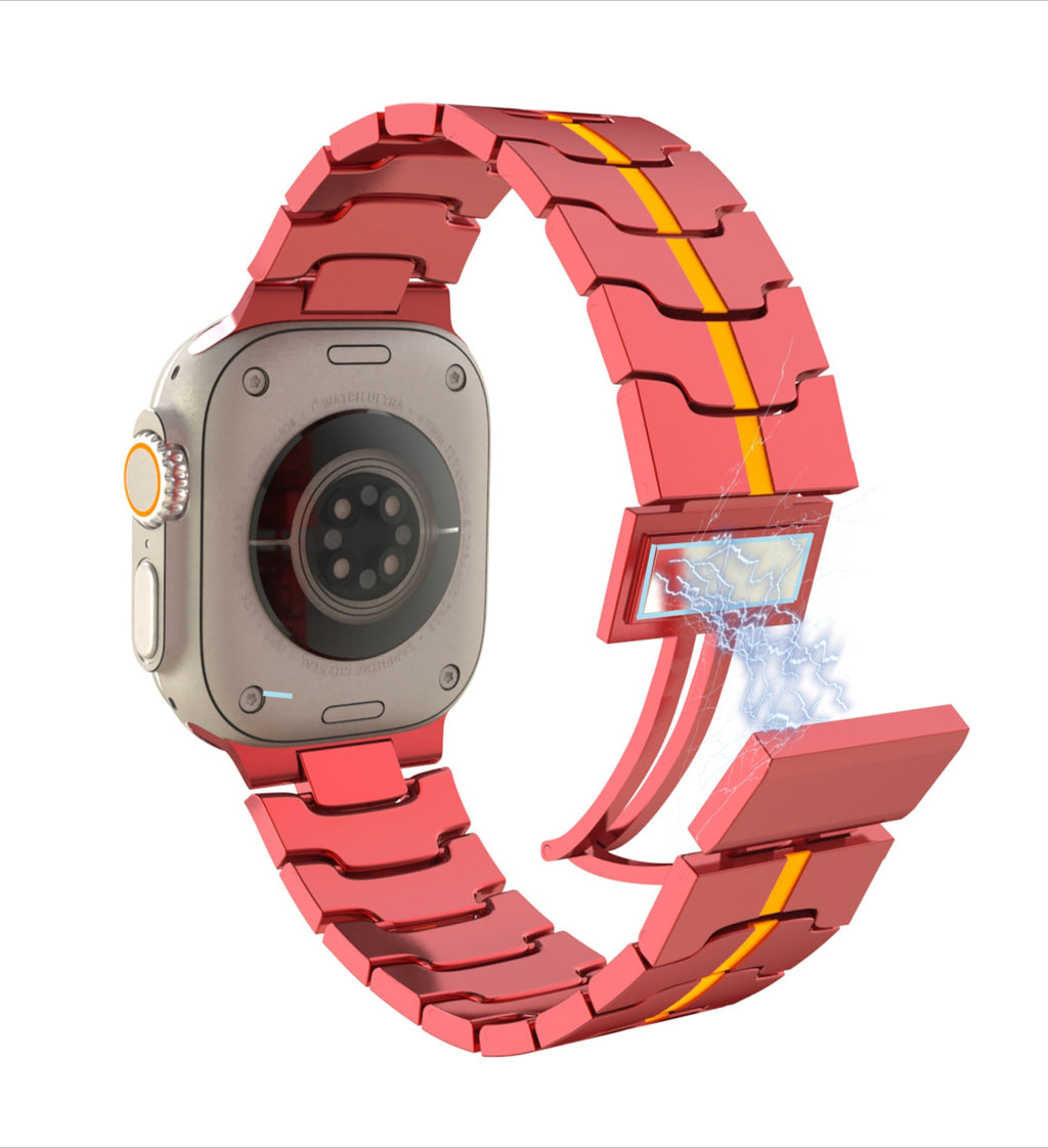 Williane Skiva Iron Hero with Magnetic Quick-Release Buckle Apple Watch Strap