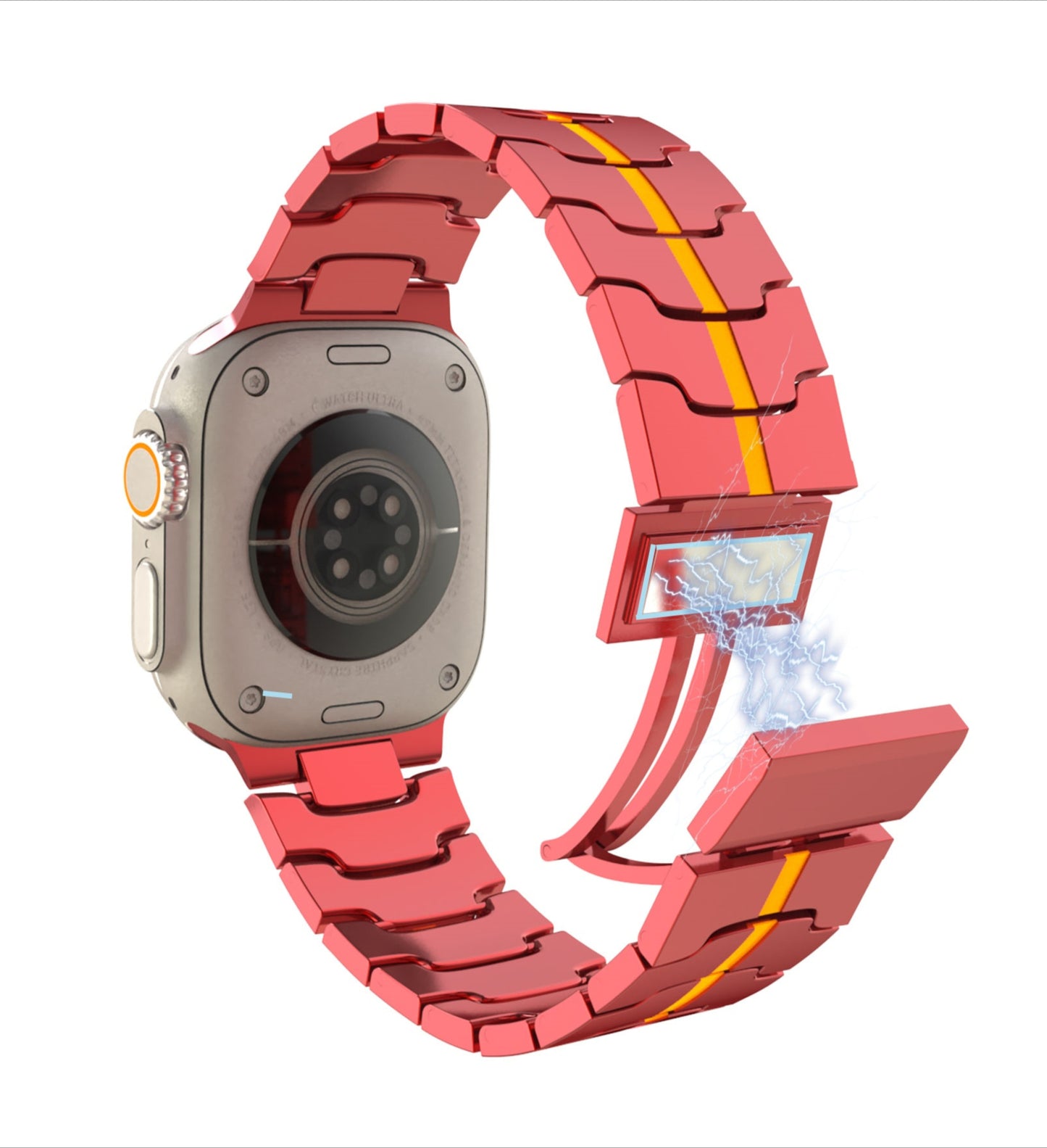Williane Skiva Iron Hero with Magnetic Quick-Release Buckle Apple Watch Strap
