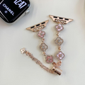 Williane Skiva Floral Heart Clover Slim Metal Bracelet Apple Watch Strap