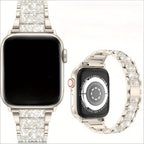 Williane Skiva Three-Bead Full Rhinestone Apple Watch Strap