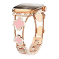 Williane Skiva Pink four-leaf clover Apple Watch Strap