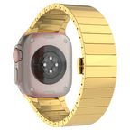 Williane Skiva Beaded with Stainless Steel Apple Watch Strap