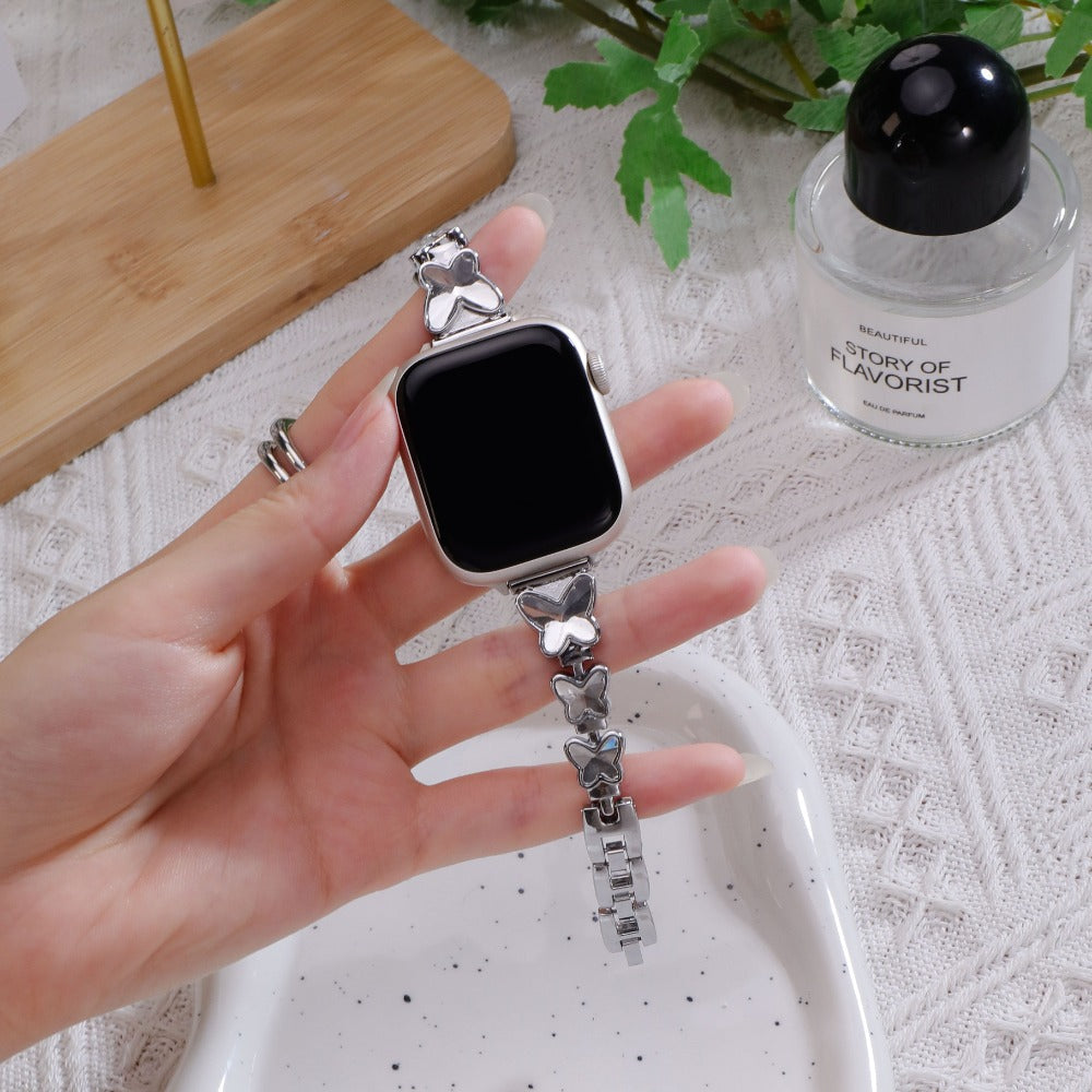 Williane Skiva Shiny Butterfly Apple Watch Strap