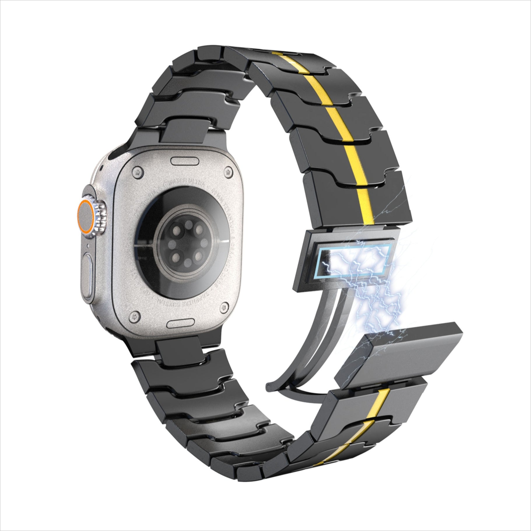 Williane Skiva Iron Hero with Magnetic Quick-Release Buckle Apple Watch Strap