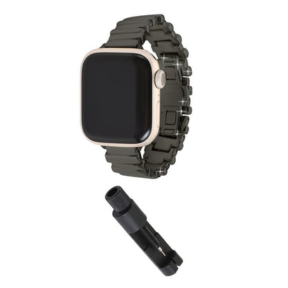 Williane Skiva Irregular Bead Strap Textured Metal Apple Watch Strap