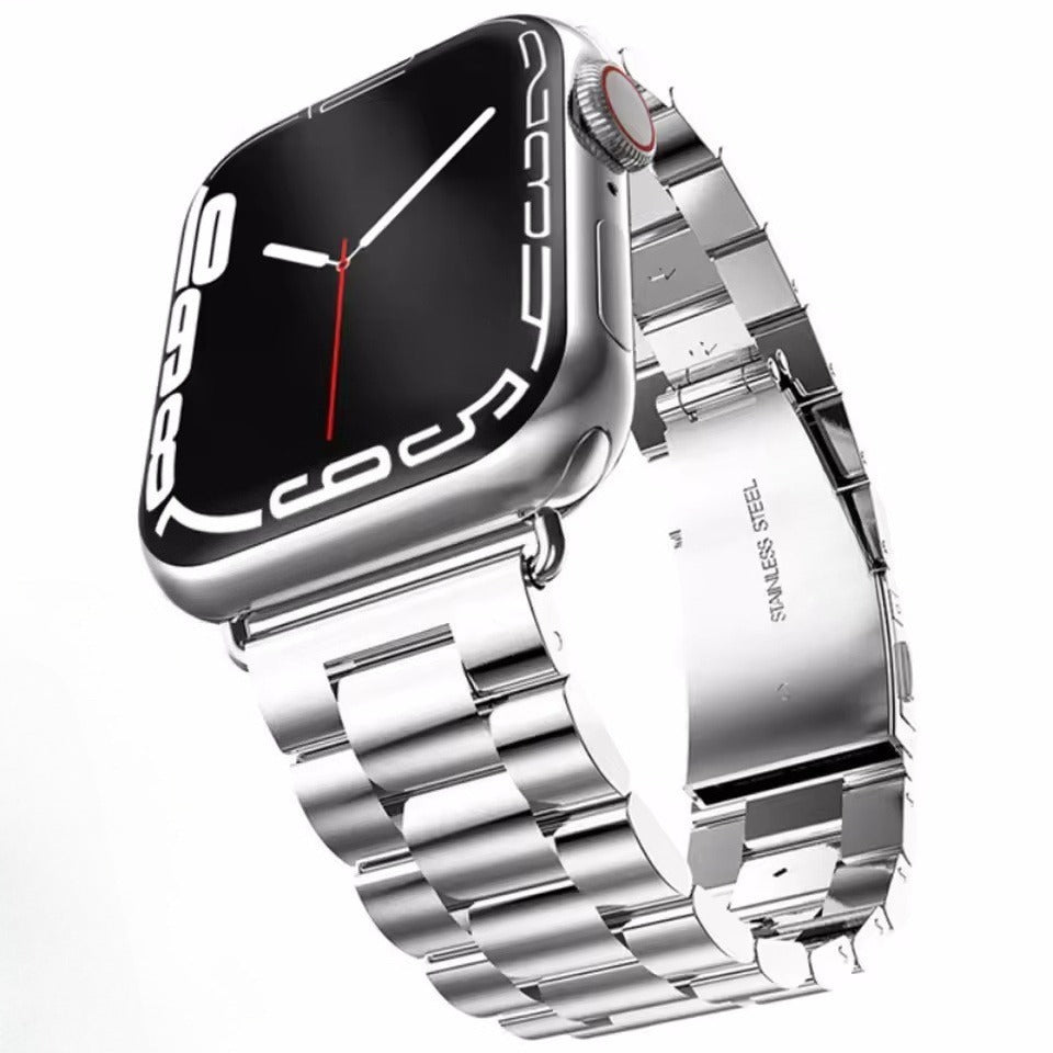 Williane Skiva Solid Three-Link Stainless Steel Apple Watch Strap