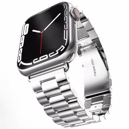 Williane Skiva Solid Three-Link Stainless Steel Apple Watch Strap