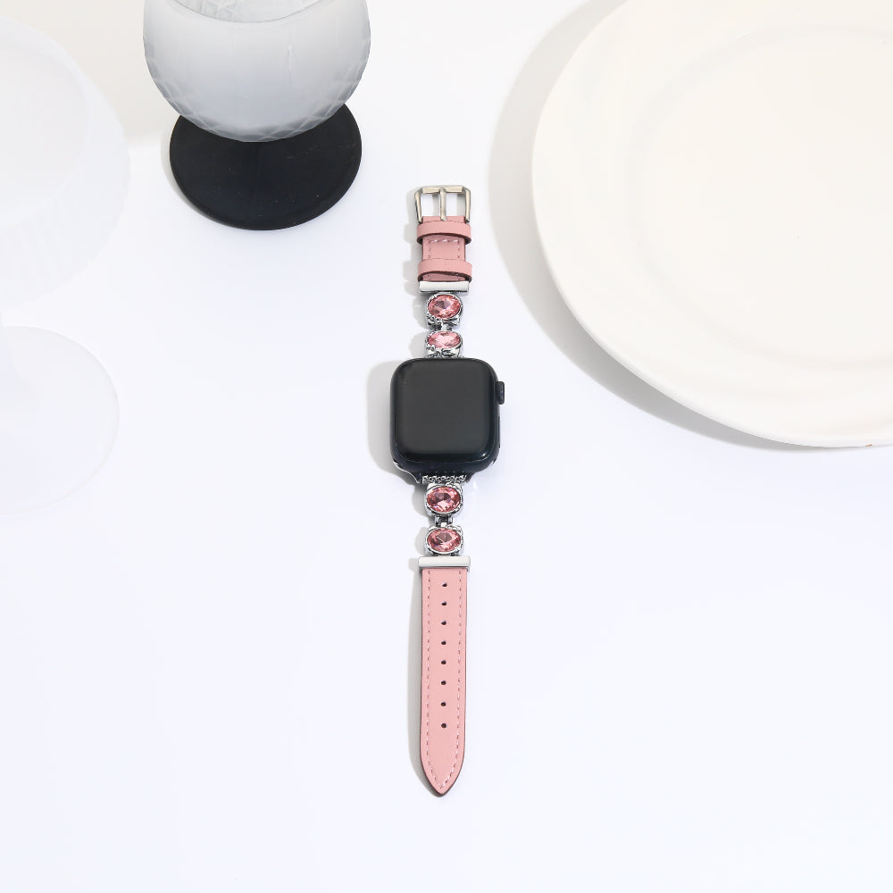 Williane Skiva Double-loop Diamond Belt Apple Watch Strap