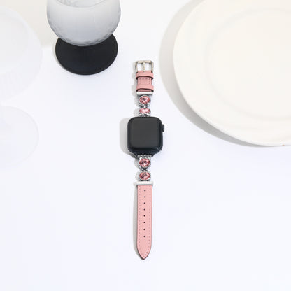 Williane Skiva Double-loop Diamond Belt Apple Watch Strap