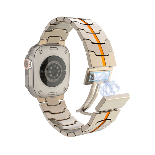 Williane Skiva Iron Hero with Magnetic Quick-Release Buckle Apple Watch Strap