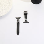 Williane Skiva Leather Clover Strap Elegant Metal Apple Watch Strap