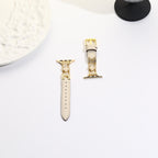Williane Skiva Leather Clover Strap Elegant Metal Apple Watch Strap