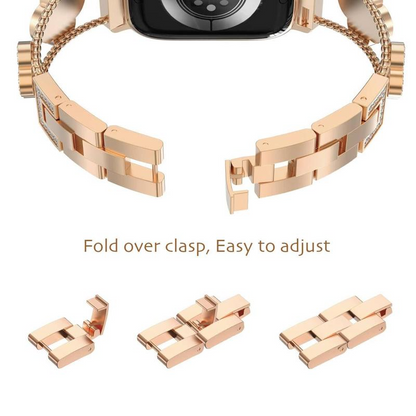 Williane Skiva Pink four-leaf clover Apple Watch Strap