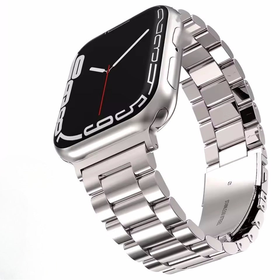 Williane Skiva Solid Three-Link Stainless Steel Apple Watch Strap