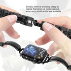 Williane Skiva D-Shaped Bracelet Strap Stainless Steel Apple Watch Strap