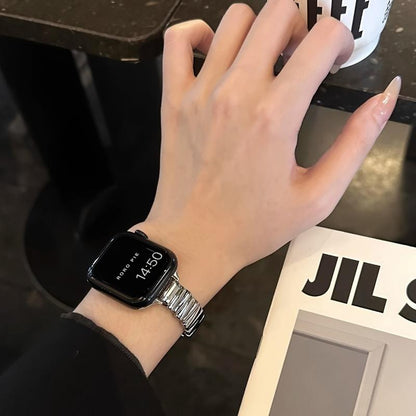 Williane Skiva Irregular Bead Strap Textured Metal Apple Watch Strap