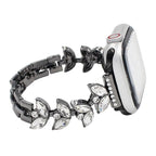 Williane Skiva Leaf Bling Strap Stainless Steel Metal Apple Watch Strap