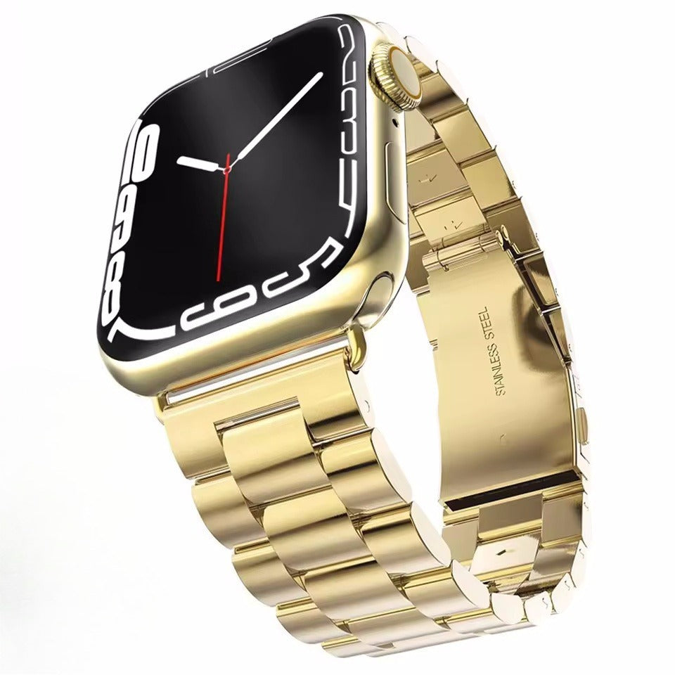 Williane Skiva Solid Three-Link Stainless Steel Apple Watch Strap