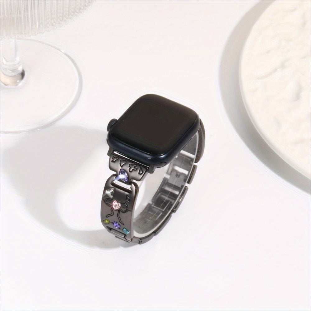 Williane Skiva Colorful zircon bow Apple Watch Strap
