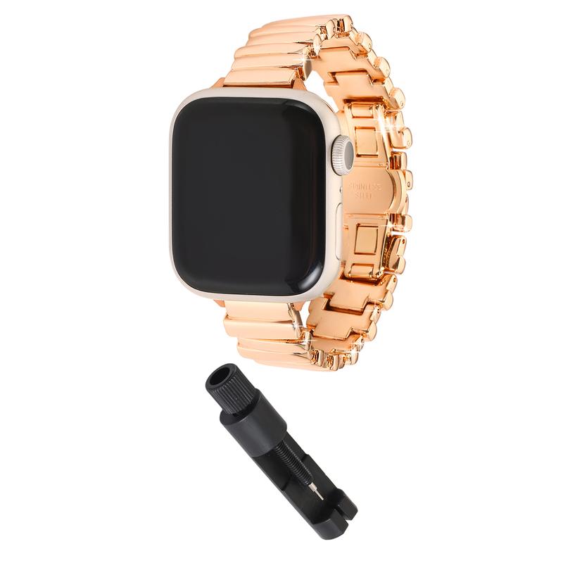 Williane Skiva Irregular Bead Strap Textured Metal Apple Watch Strap