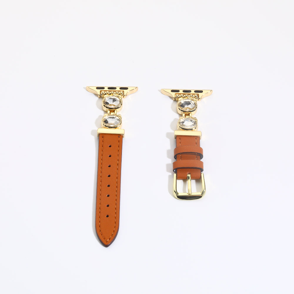 Williane Skiva Double-loop Diamond Belt Apple Watch Strap