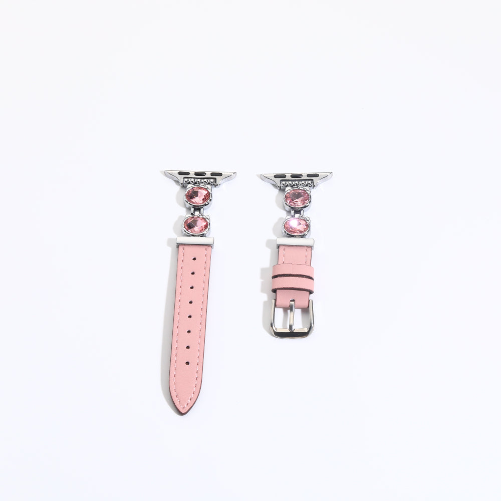 Williane Skiva Double-loop Diamond Belt Apple Watch Strap