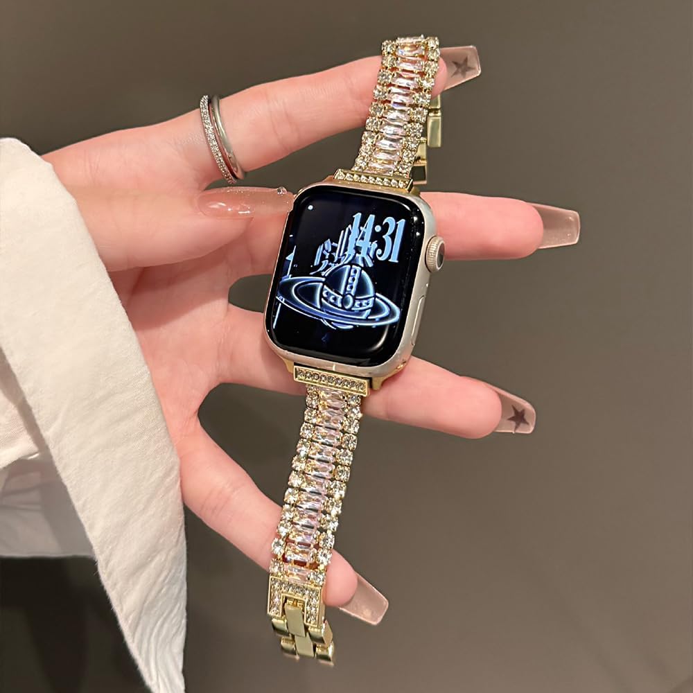 Luxury Crystal Bracelet Watch Band for Apple Watch