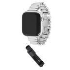 Williane Skiva Irregular Bead Strap Textured Metal Apple Watch Strap