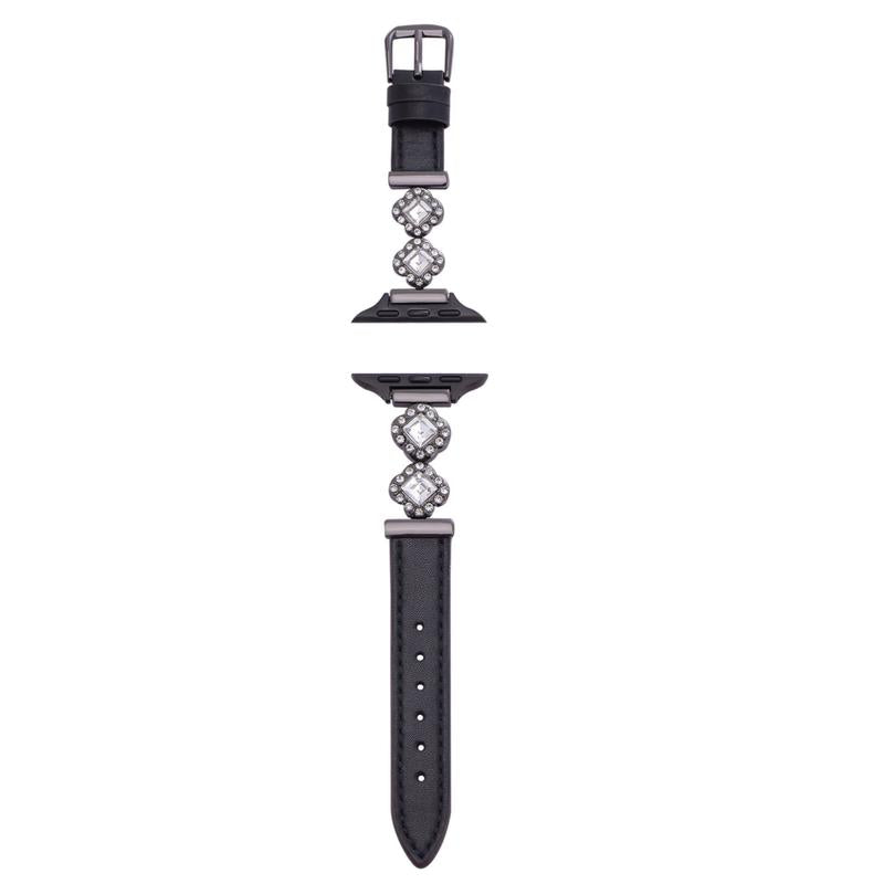 Williane Skiva Clover Bling Strap Stainless Steel Metal Apple Watch Strap