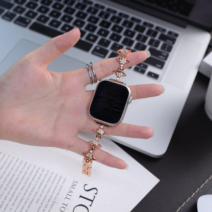 Williane Skiva Saturn White Stone Apple Watch Strap