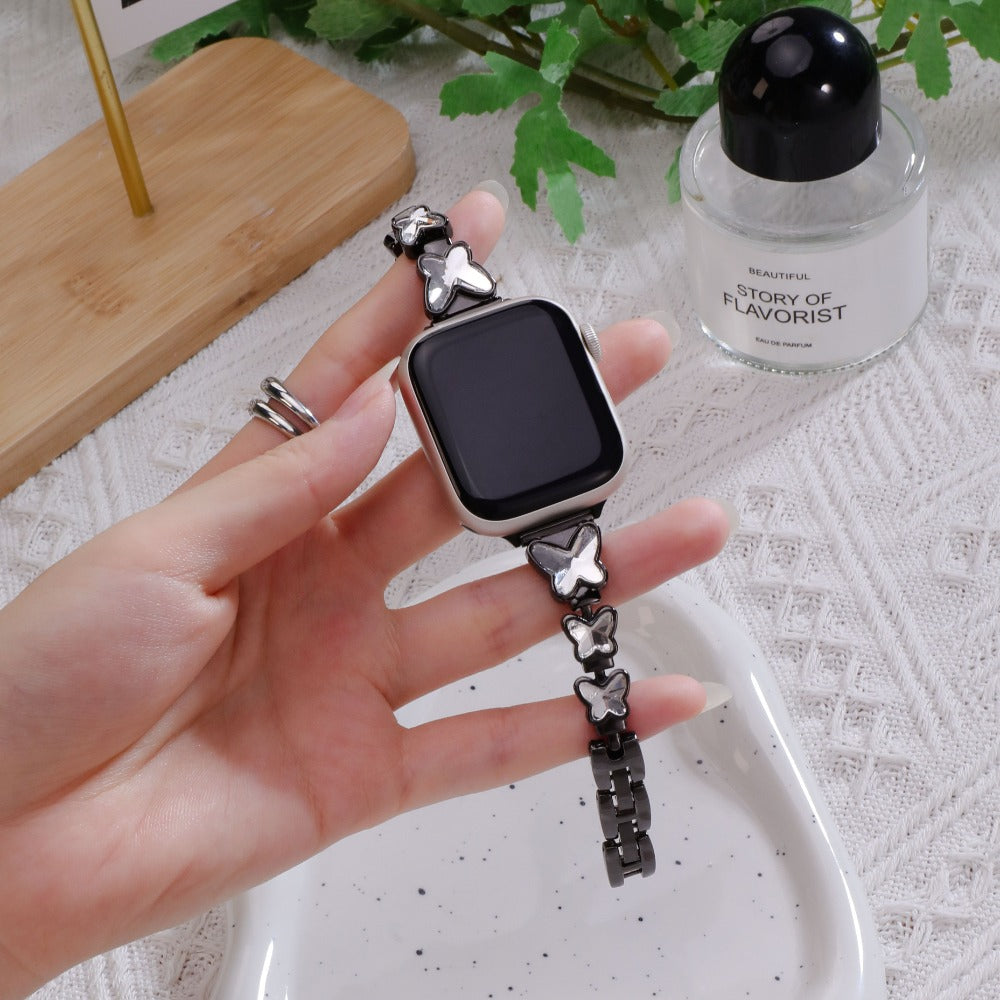 Williane Skiva Shiny Butterfly Apple Watch Strap