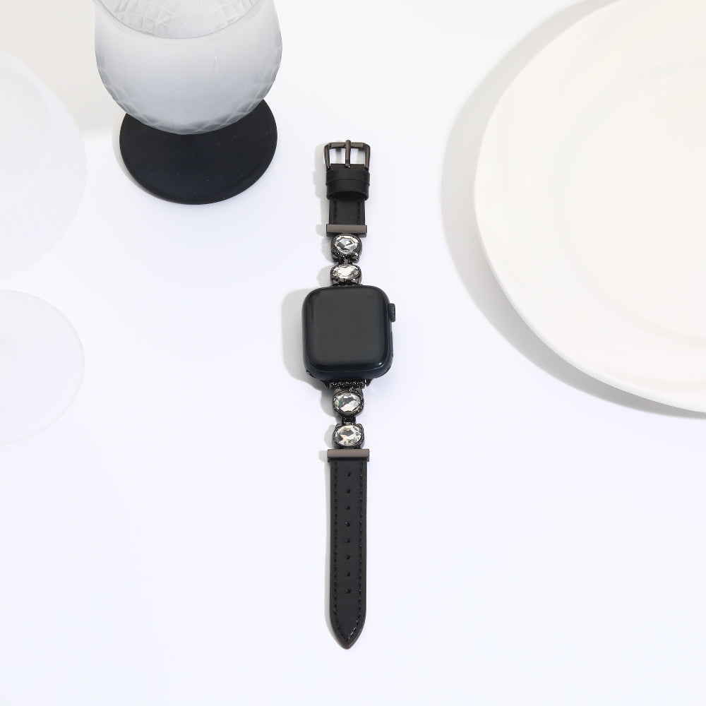 Williane Skiva Double-loop Diamond Belt Apple Watch Strap