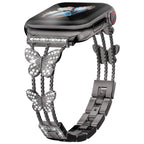 Williane Skiva Diamond Butterfly Apple Watch Strap