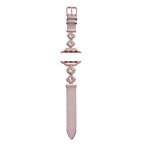 Williane Skiva Clover Bling Strap Stainless Steel Metal Apple Watch Strap