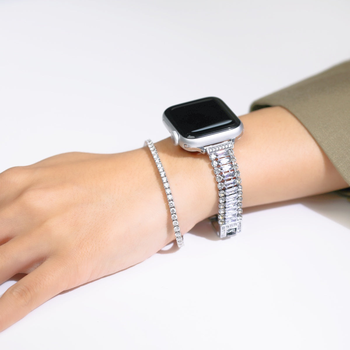 Luxury Crystal Bracelet Watch Band for Apple Watch