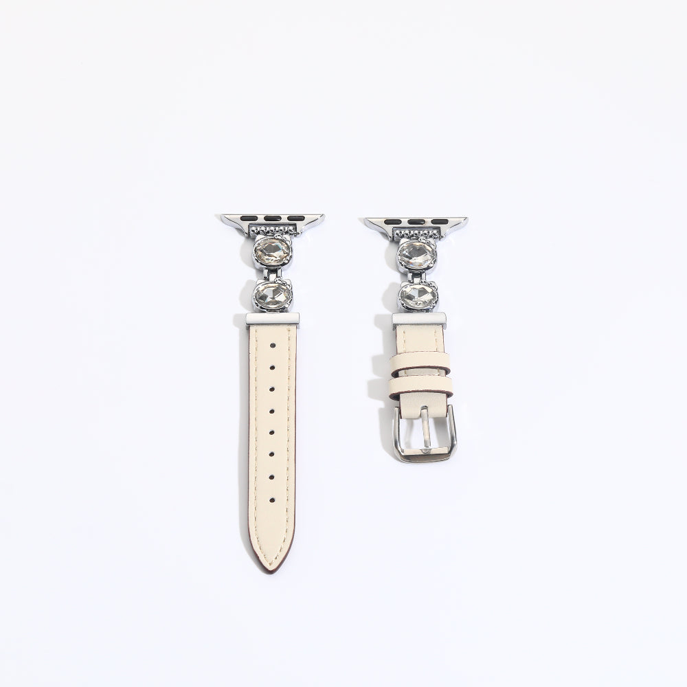 Williane Skiva Double-loop Diamond Belt Apple Watch Strap
