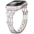 Williane Skiva Diamond Butterfly Apple Watch Strap