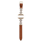 Williane Skiva Clover Bling Strap Stainless Steel Metal Apple Watch Strap