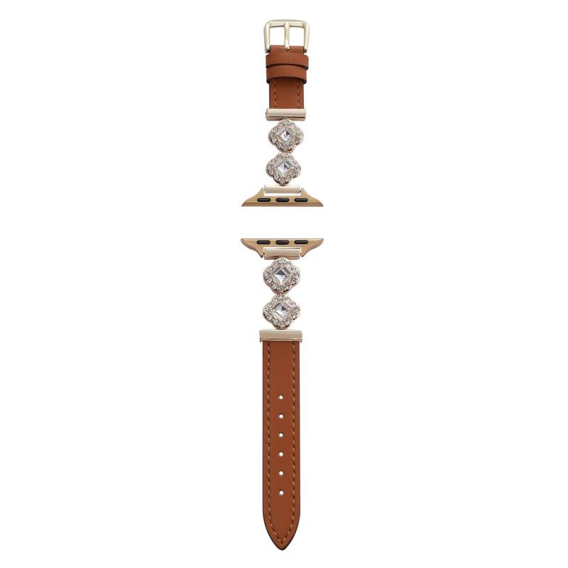 Williane Skiva Clover Bling Strap Stainless Steel Metal Apple Watch Strap